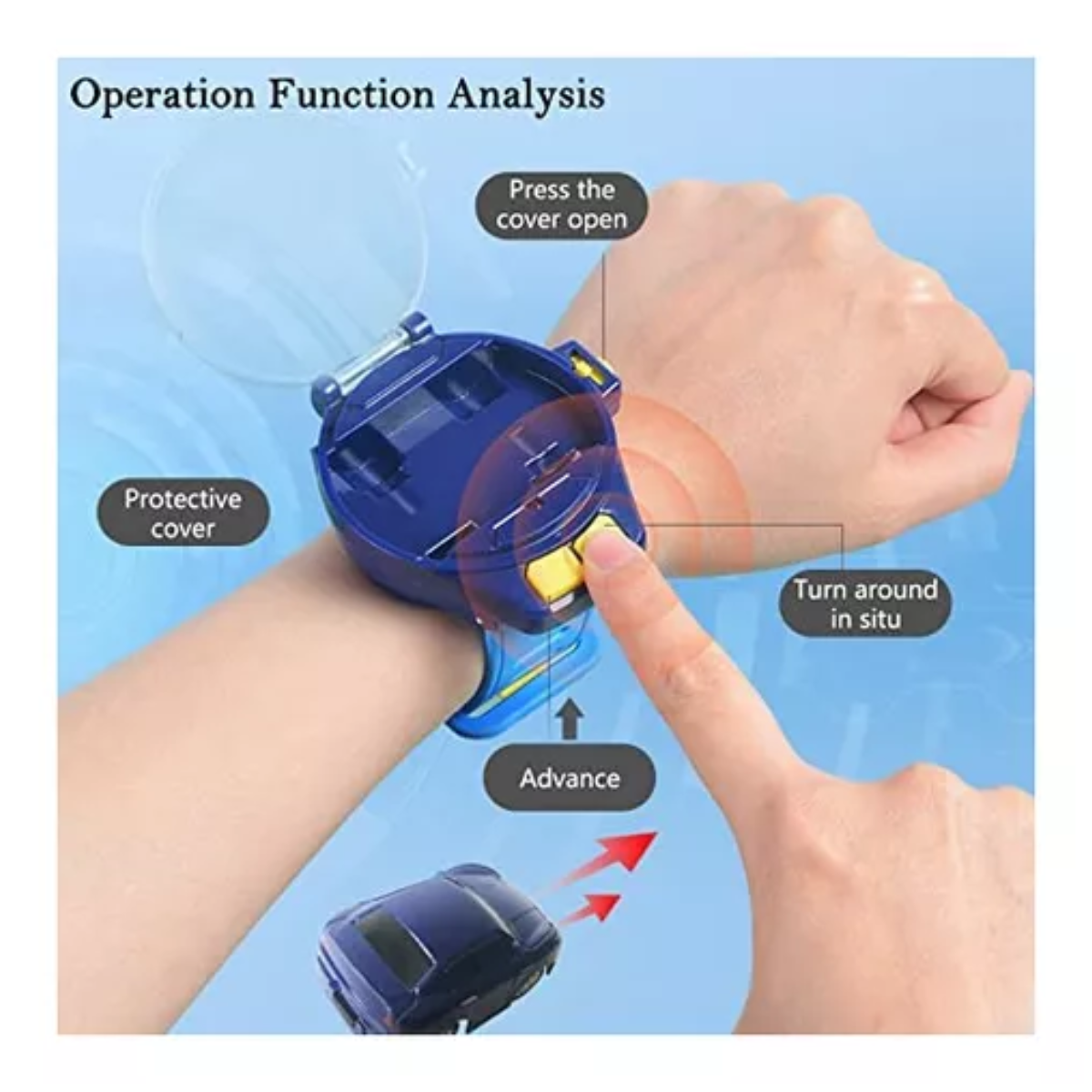 Miniatura 3 de Reloj carro infantil recargable 350-F11